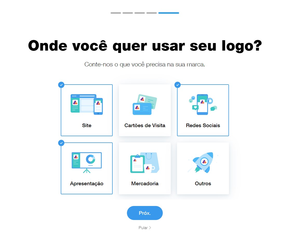 Aplicações da marca