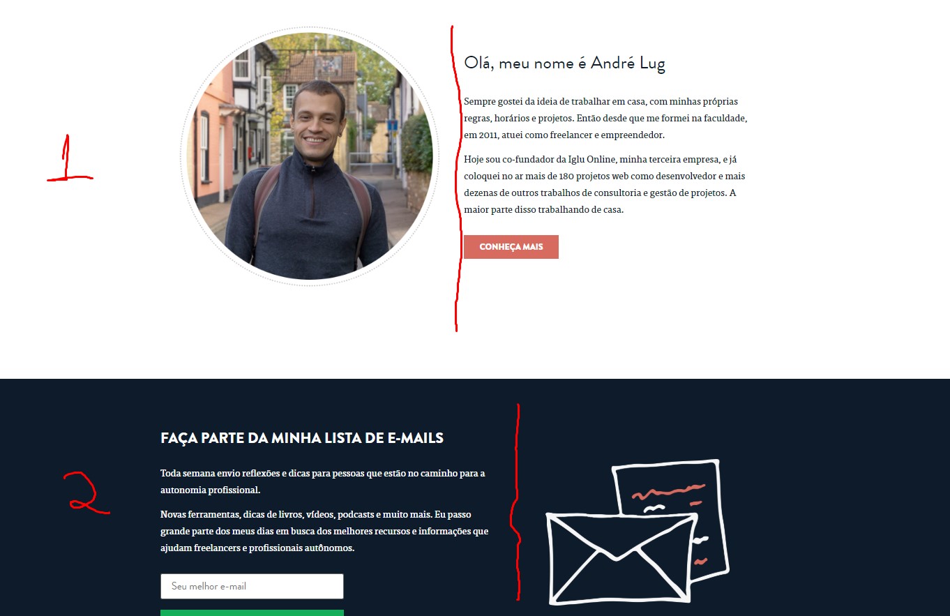 Colunas e Seções Elementor