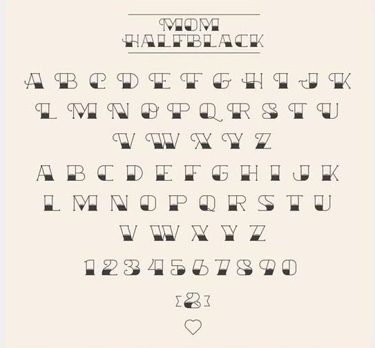 Tattoo free font